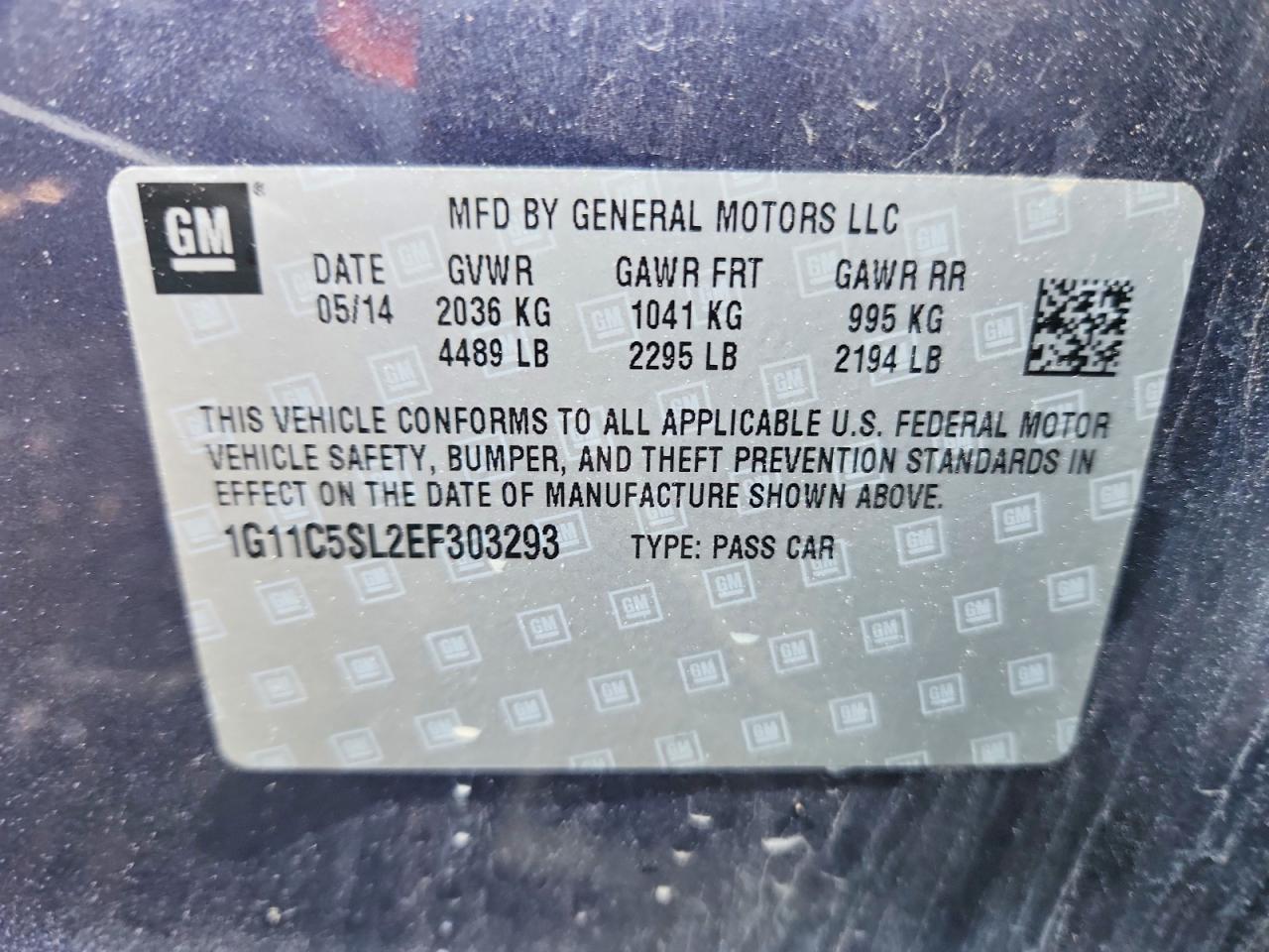 2014 CHEVROLET MALIBU 1LT photo 23
