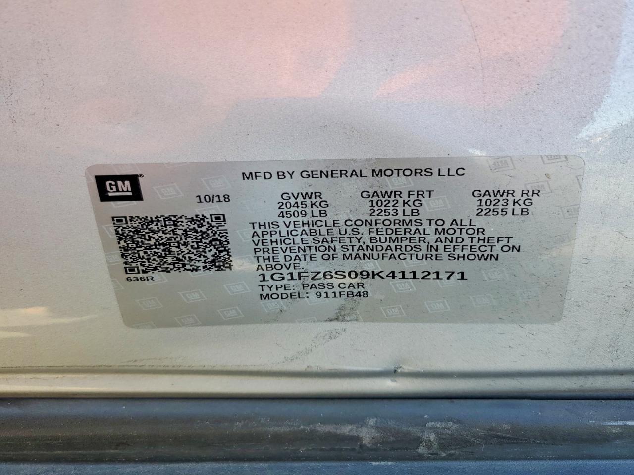 2019 CHEVROLET BOLT EV PREMIER photo 23