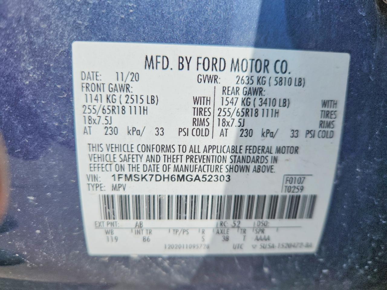 2021 FORD EXPLORER XLT photo 27
