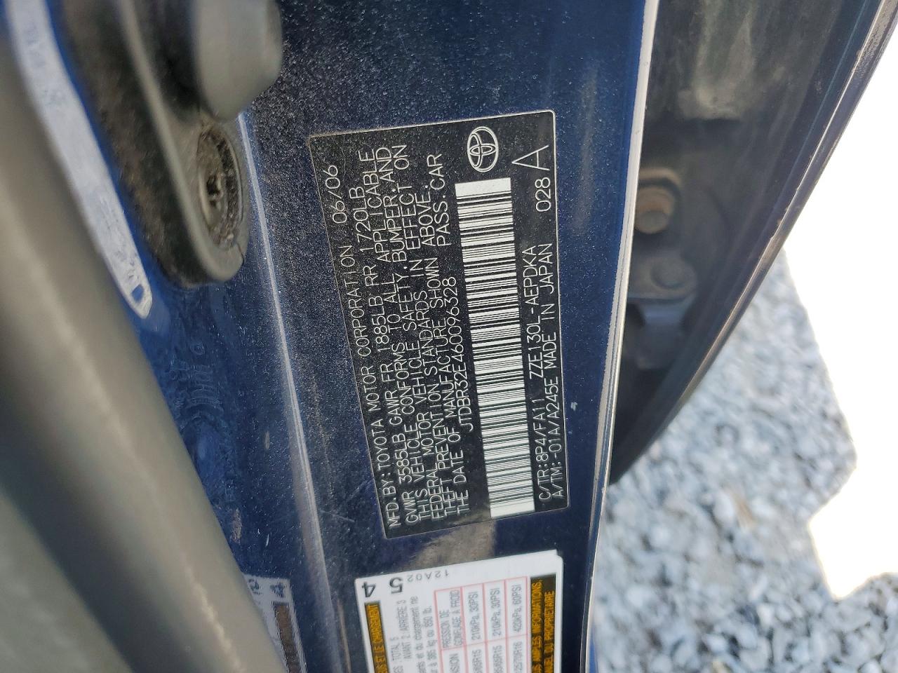 2006 TOYOTA COROLLA CE photo 34
