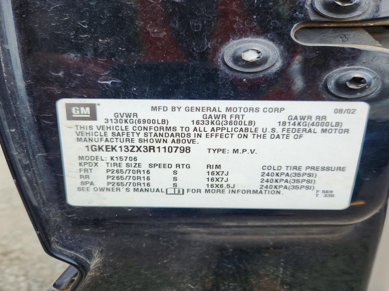 2003 GMC YUKON photo 37