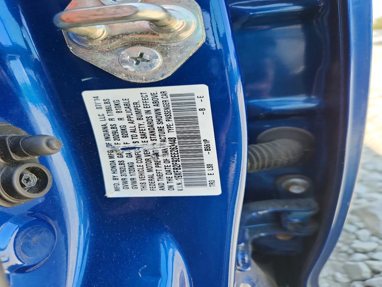 2014 HONDA CIVIC EXL photo 34