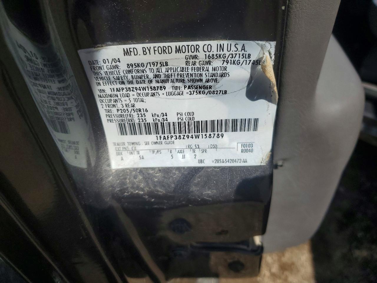 2004 FORD FOCUS ZTS photo 34
