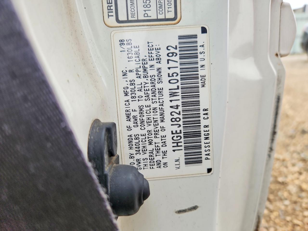 1998 HONDA CIVIC EX photo 23