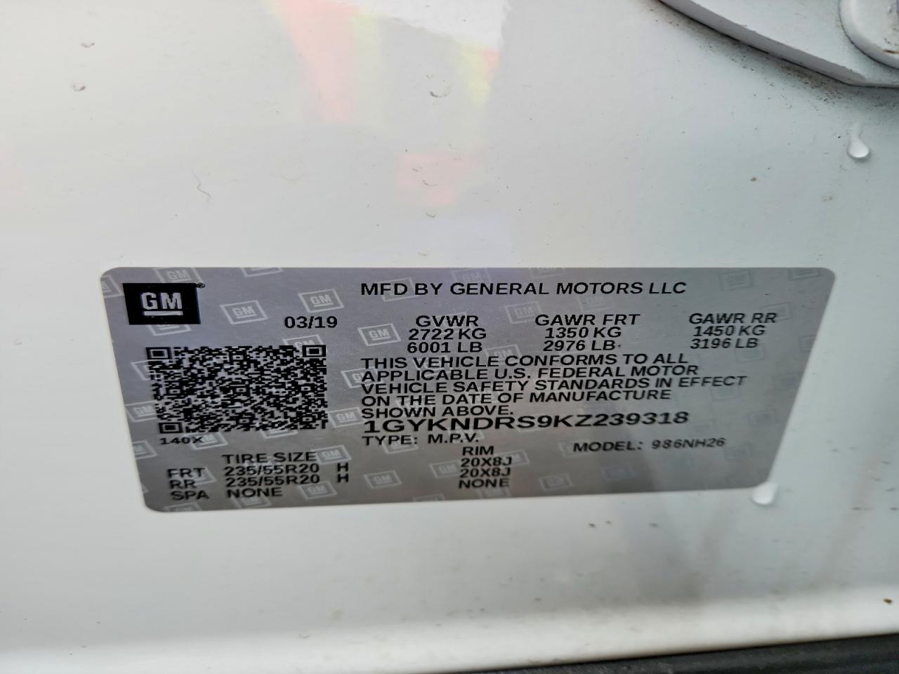2019 CADILLAC XT5 LUXURY photo 25