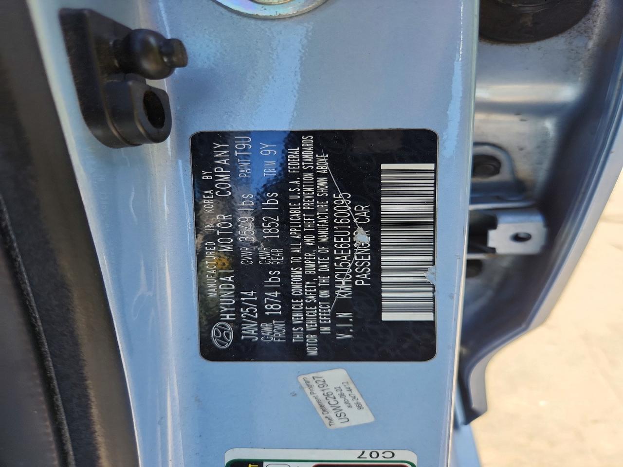 2014 HYUNDAI ACCENT SE photo 23