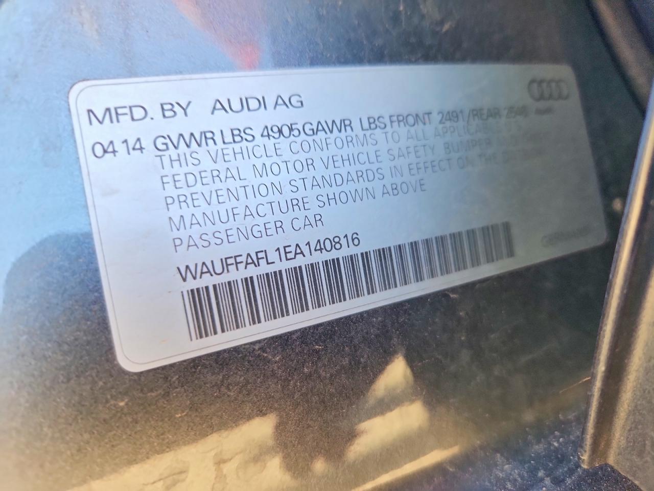 2014 AUDI A4 PREMIUM PLUS photo 34