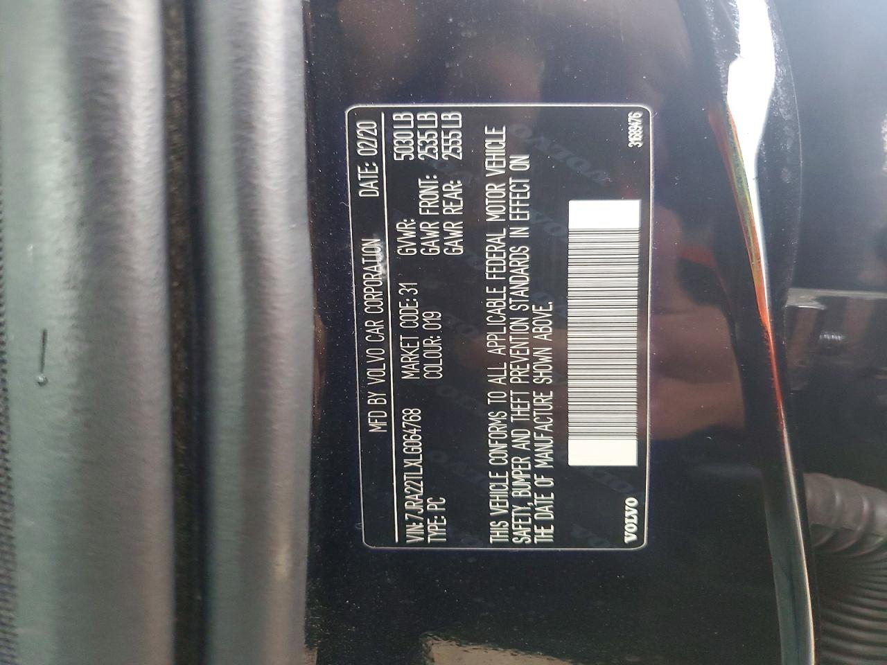 2020 VOLVO S60 T6 INSCRIPTION photo 34