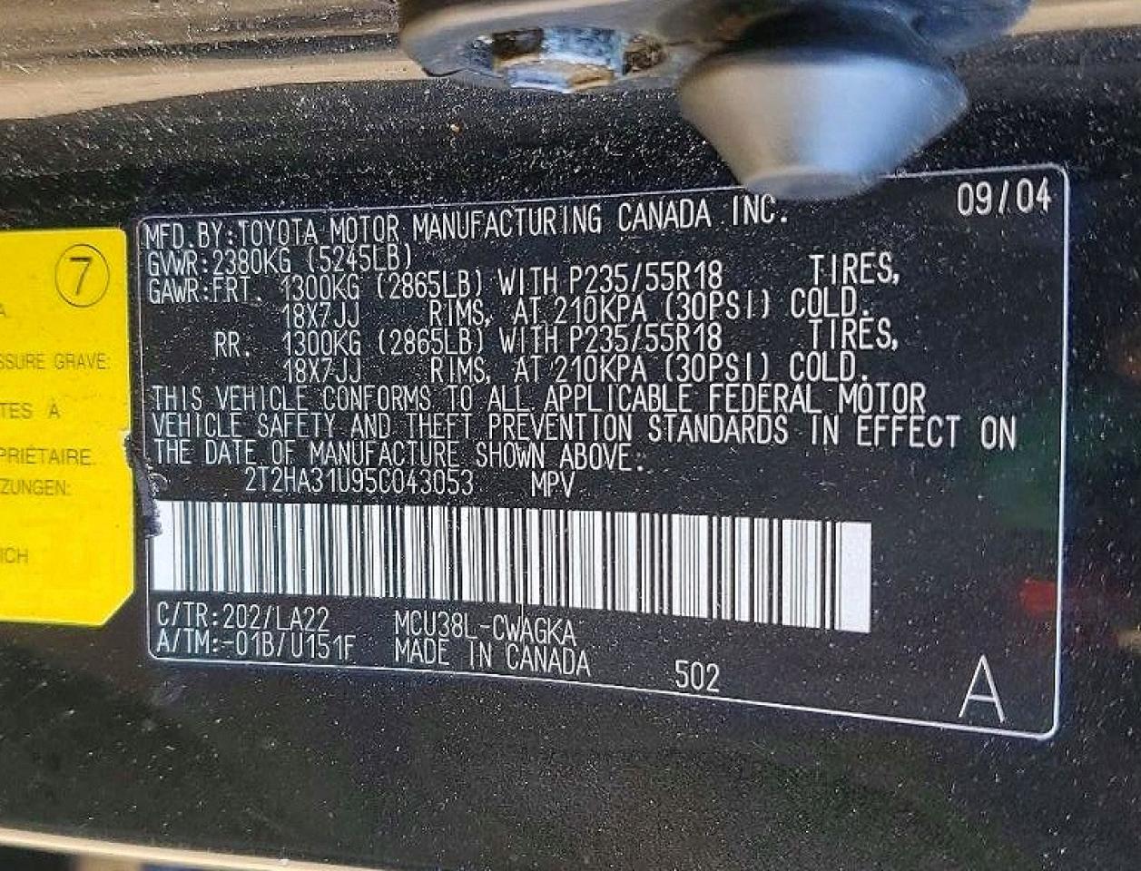 2005 LEXUS RX 330 photo 25