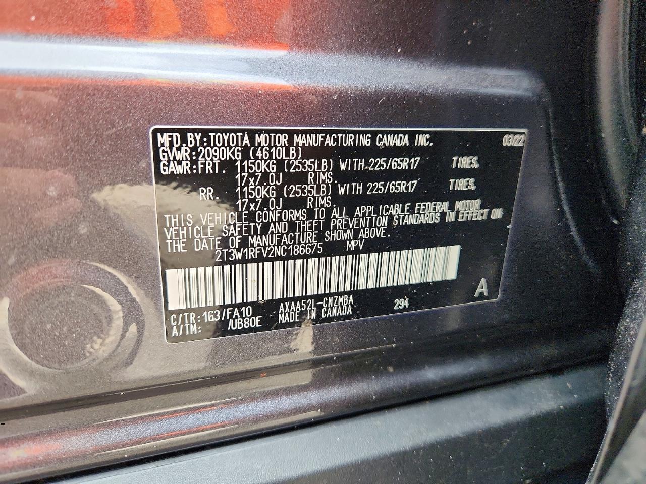 2022 TOYOTA RAV4 XLE photo 23
