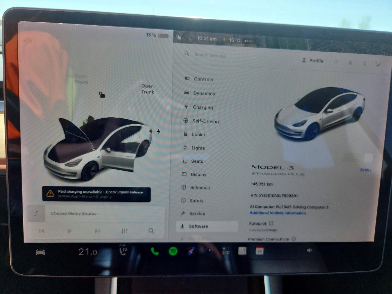 2020 TESLA MODEL 3 photo 17