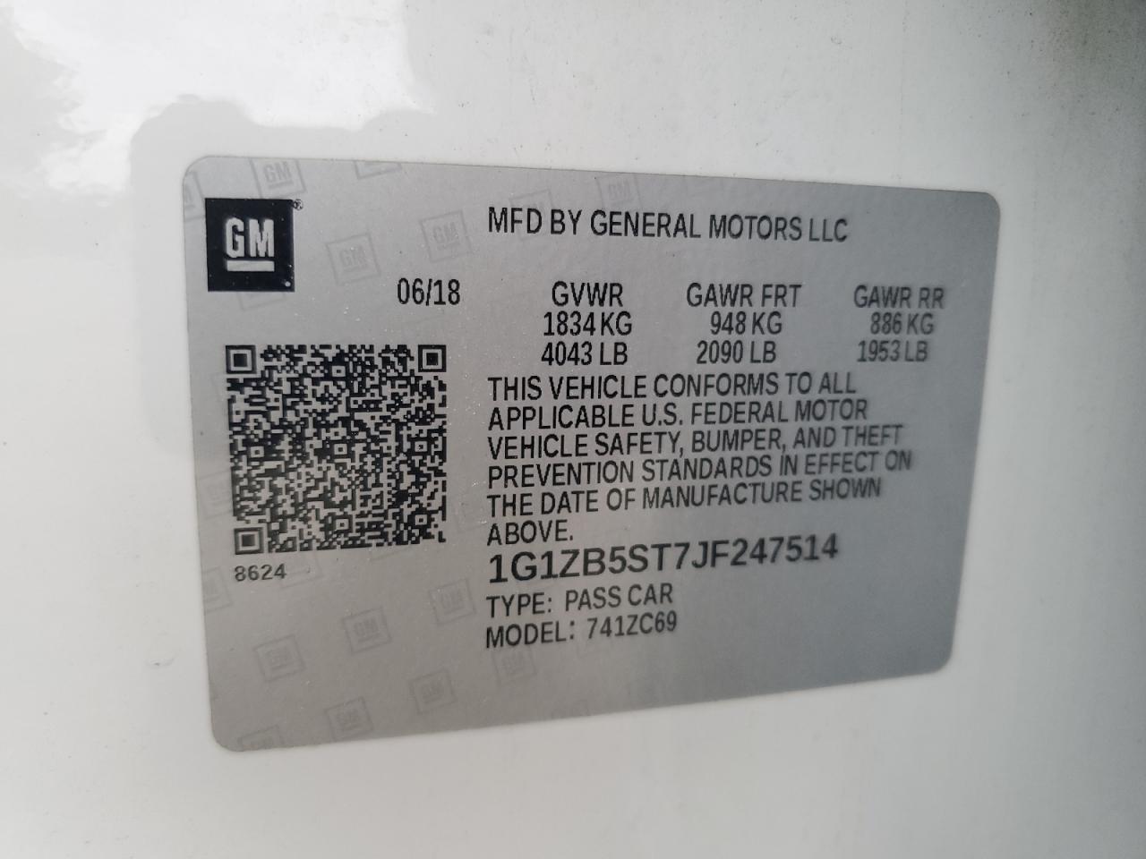 2018 CHEVROLET MALIBU LS photo 34