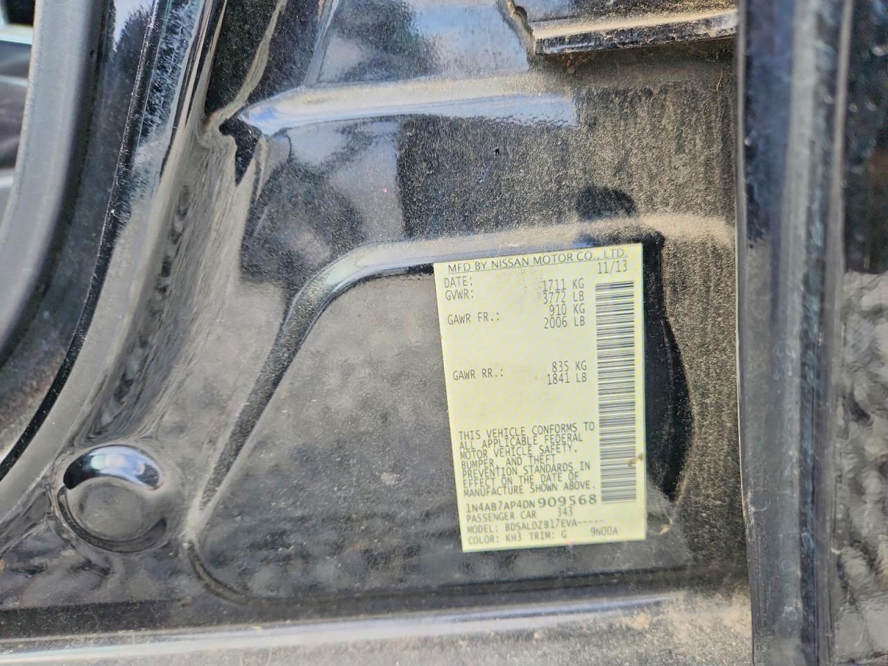 2013 NISSAN SENTRA SV photo 23