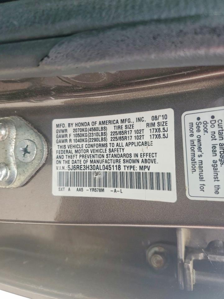 2010 HONDA CR-V LX photo 13