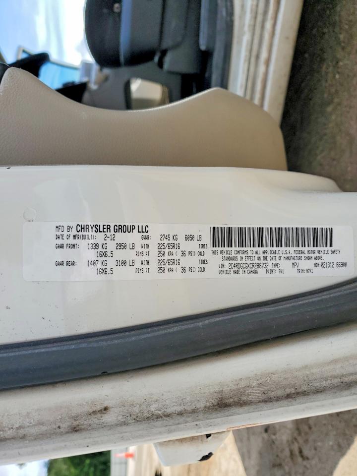 2012 DODGE GRAND CARAVAN SXT photo 40