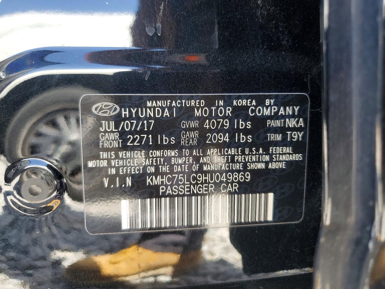 2017 HYUNDAI IONIQ SEL photo 23