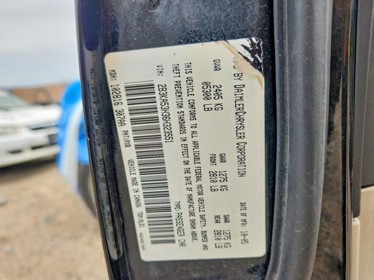 2006 DODGE CHARGER R photo 25