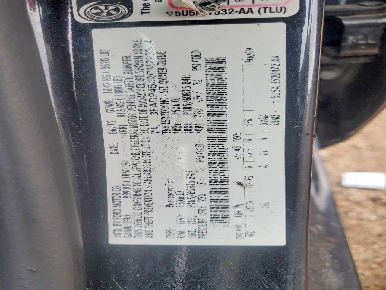 2012 FORD FIESTA SE photo 23