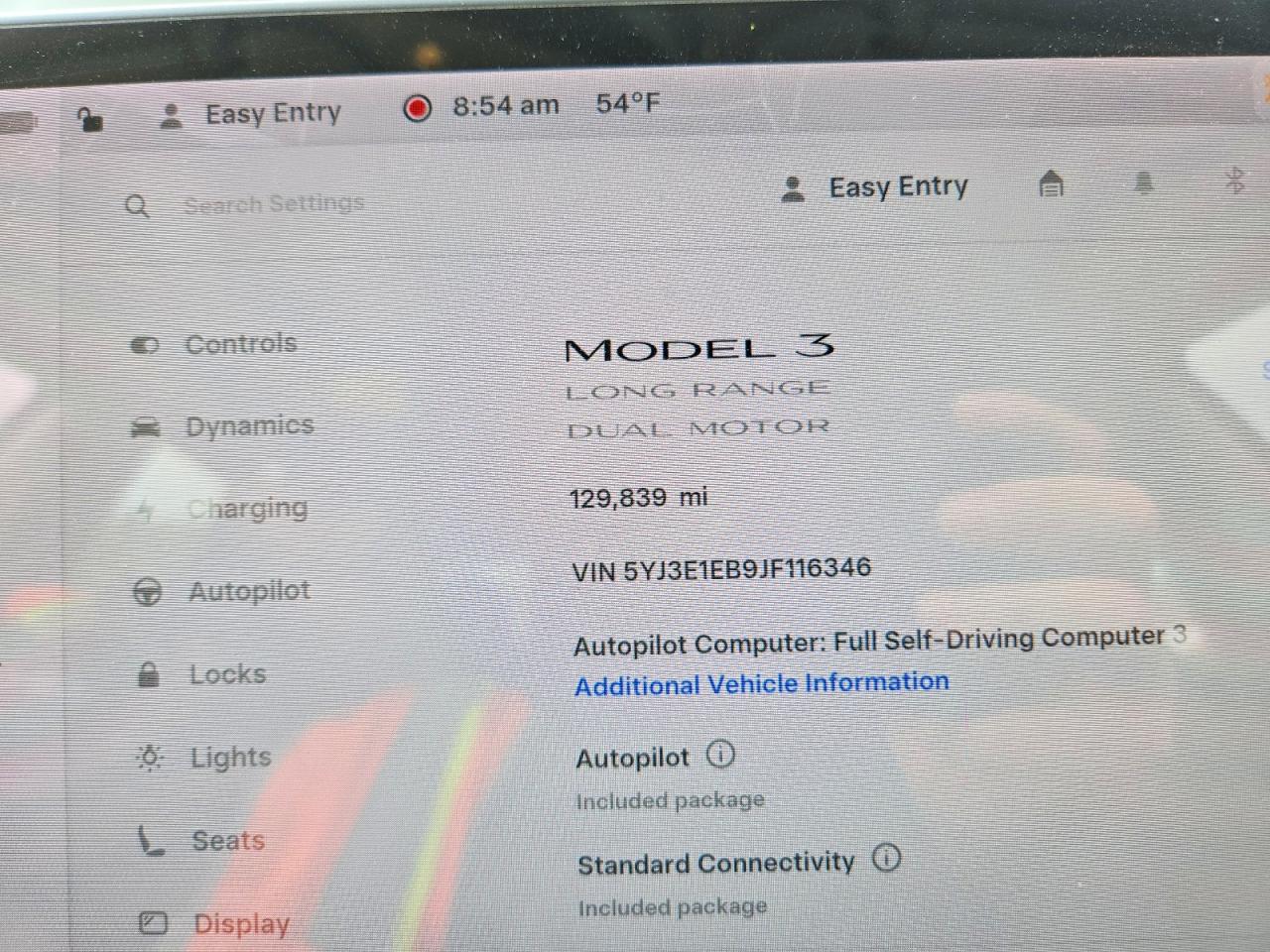 2018 TESLA MODEL 3 photo 9