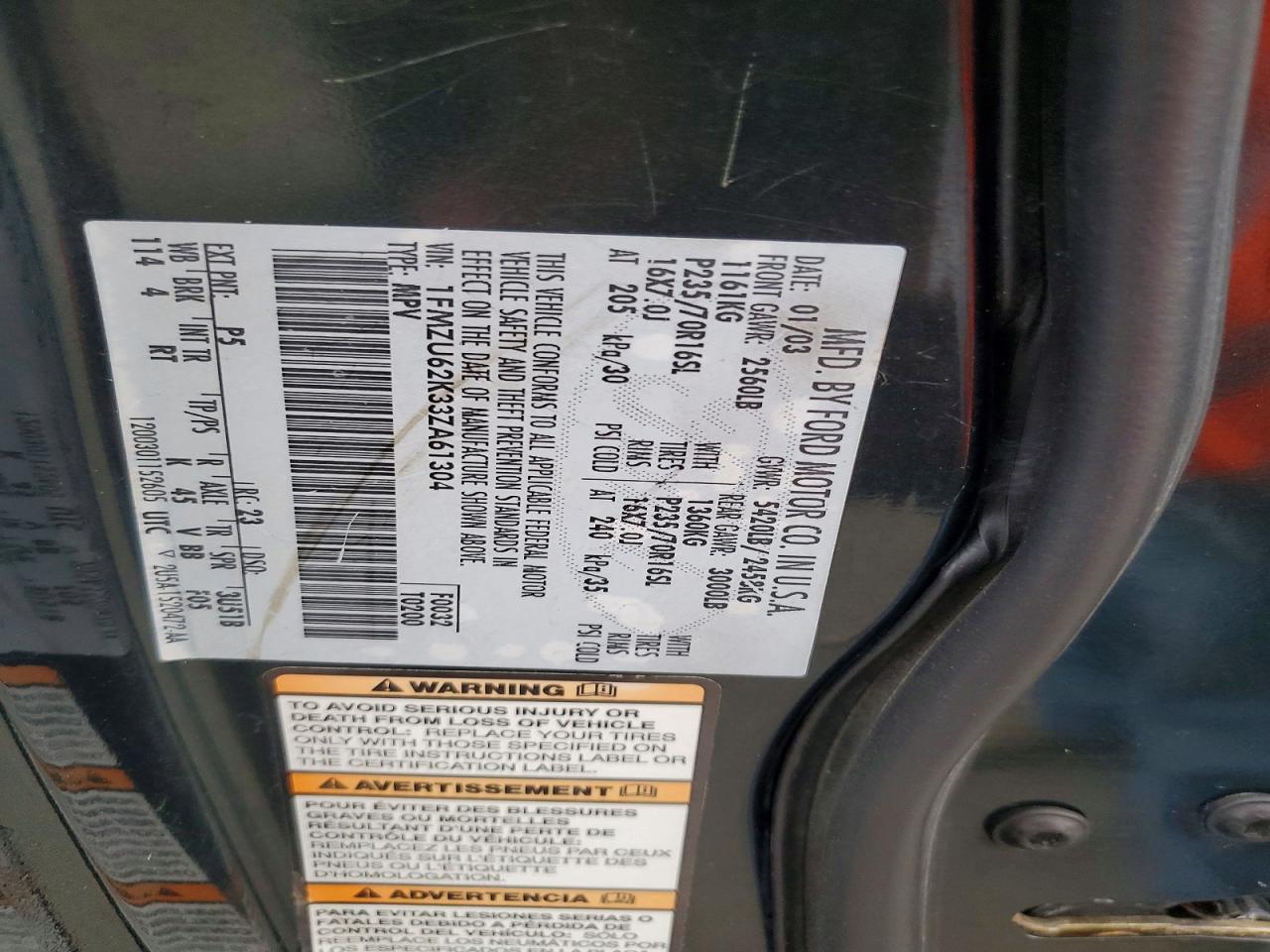 2003 FORD EXPLORER XLS photo 25