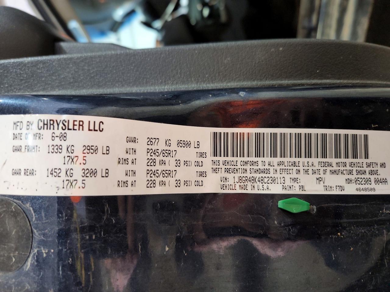 2008 JEEP GRAND CHEROKEE LAREDO photo 34