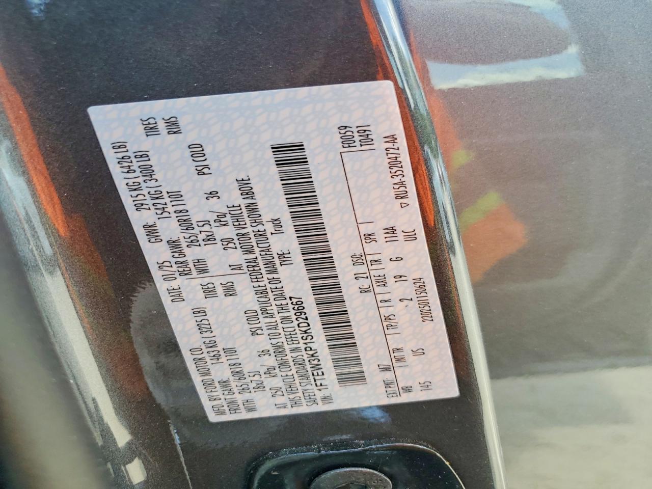 2025 FORD F150 XLT photo 37