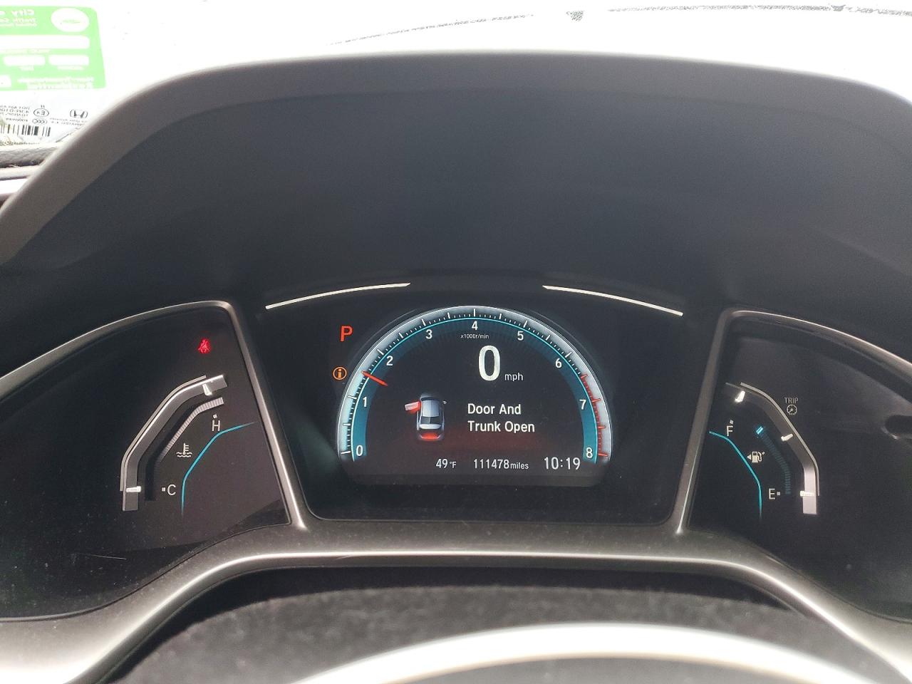 2017 HONDA CIVIC EX photo 25