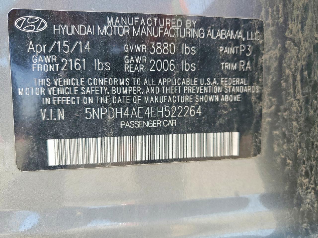2014 HYUNDAI ELANTRA photo 34