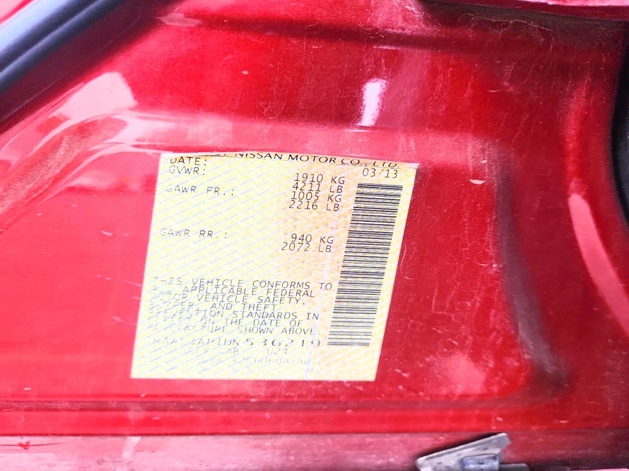 2013 NISSAN ALTIMA 2.5 SL photo 13