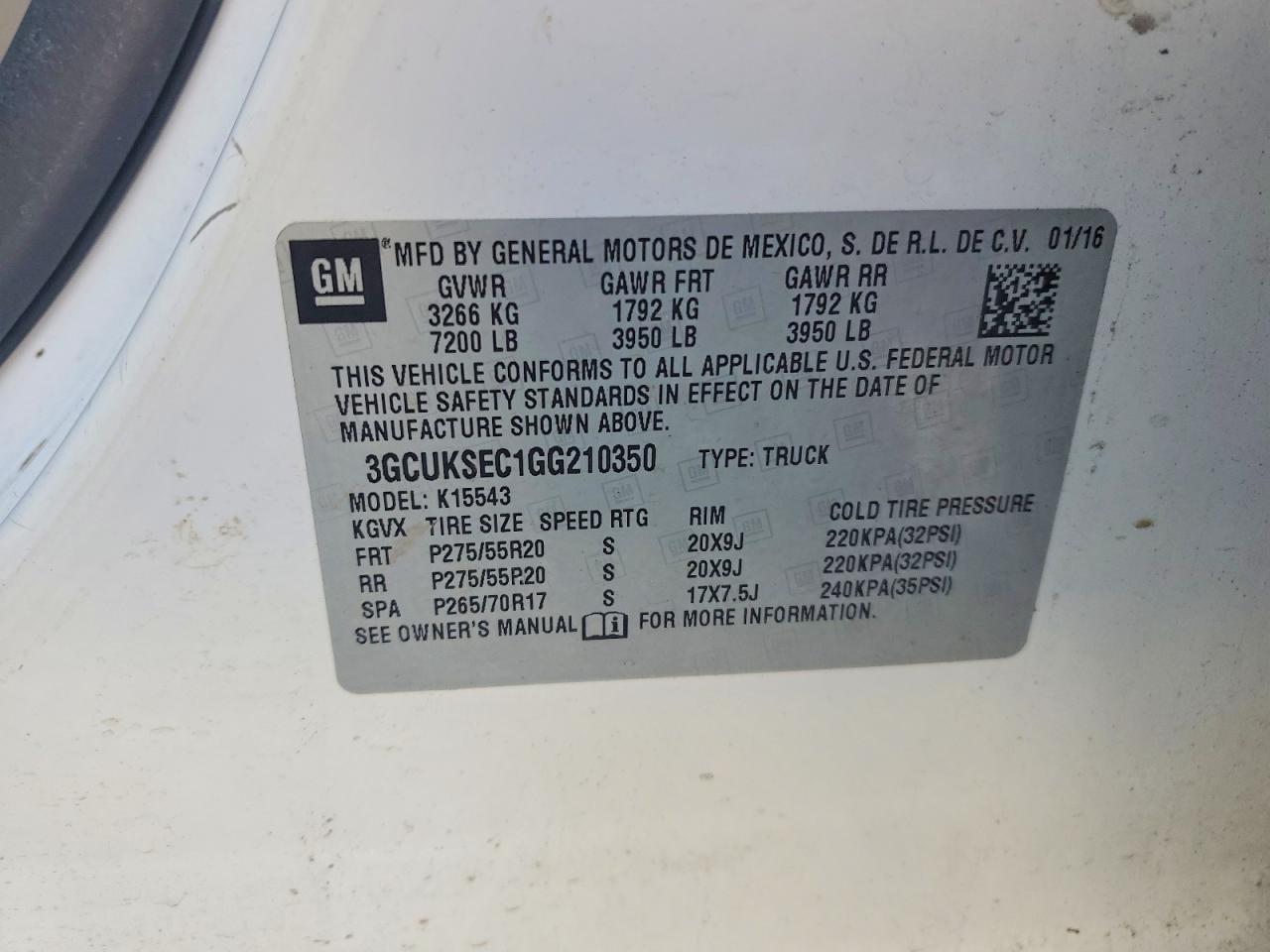 2016 CHEVROLET SILVERADO K1500 LTZ photo 12