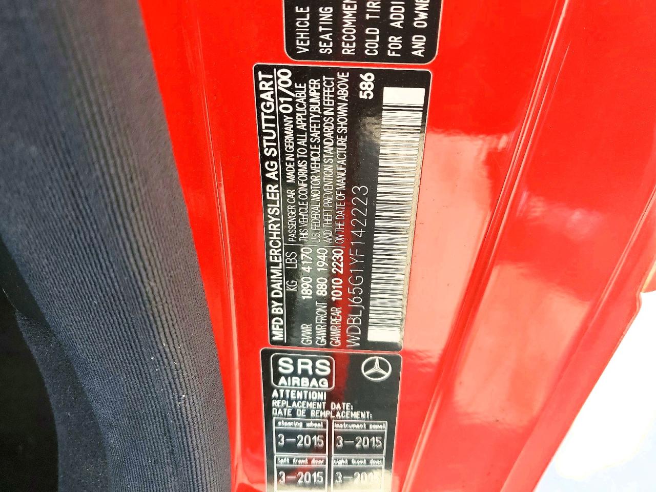 2000 MERCEDES-BENZ CLK 320 photo 23