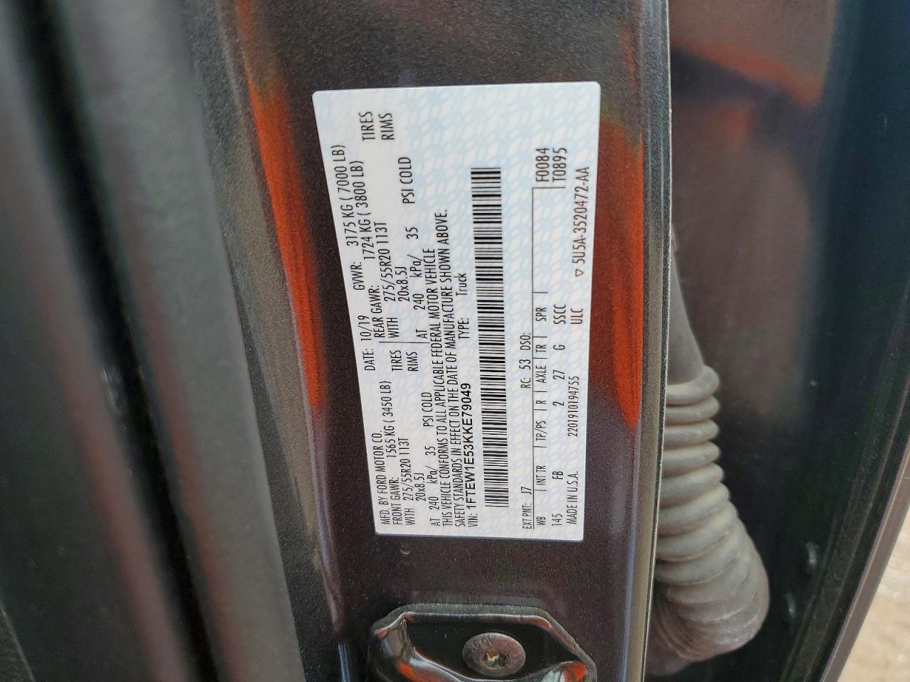 2019 FORD F150 SUPERCREW photo 23