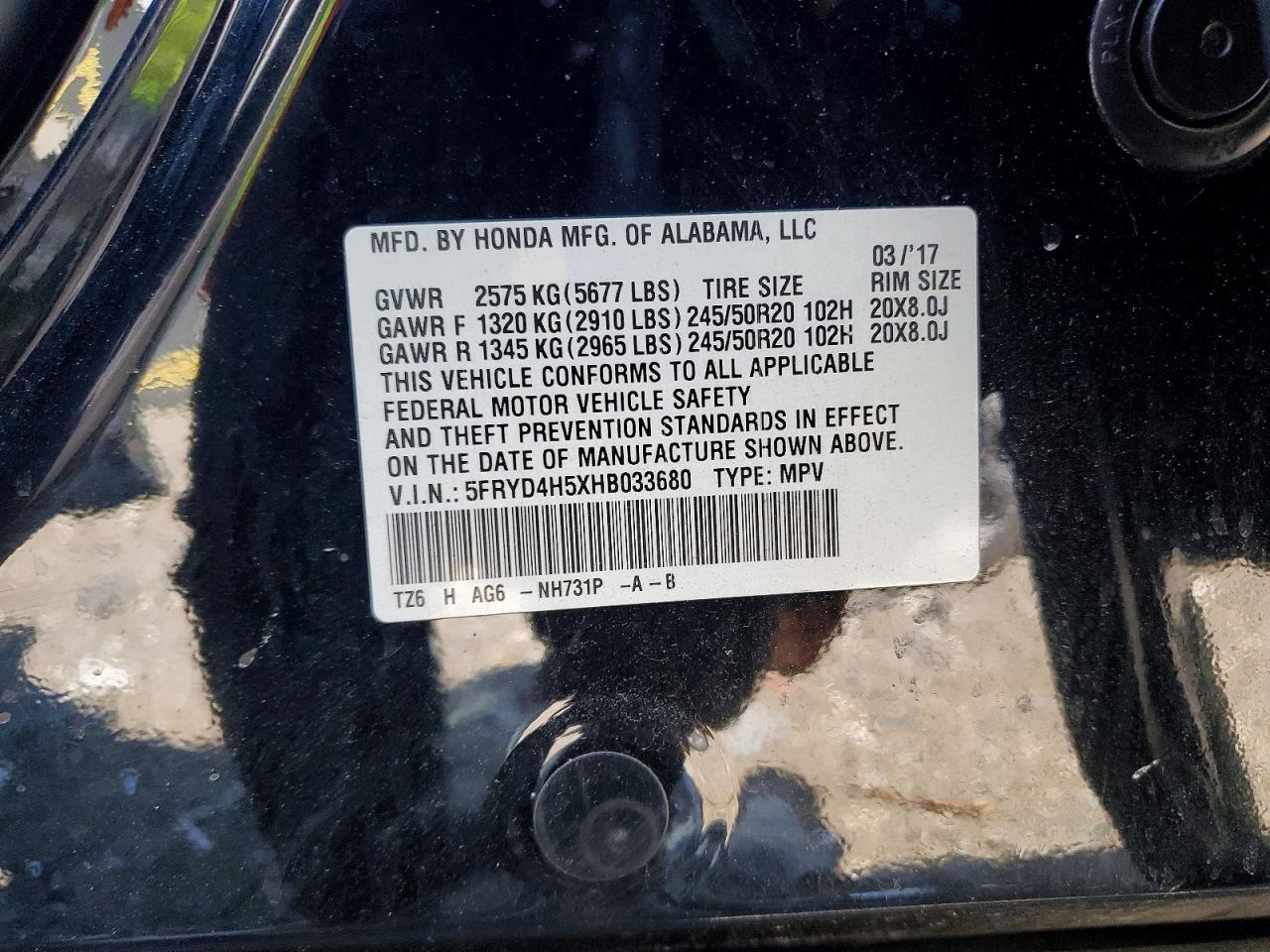 2017 ACURA MDX TECHNOLOGY photo 37