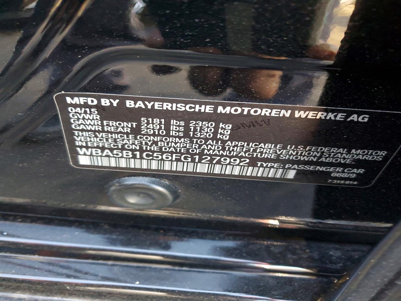 2015 BMW 535 I photo 34
