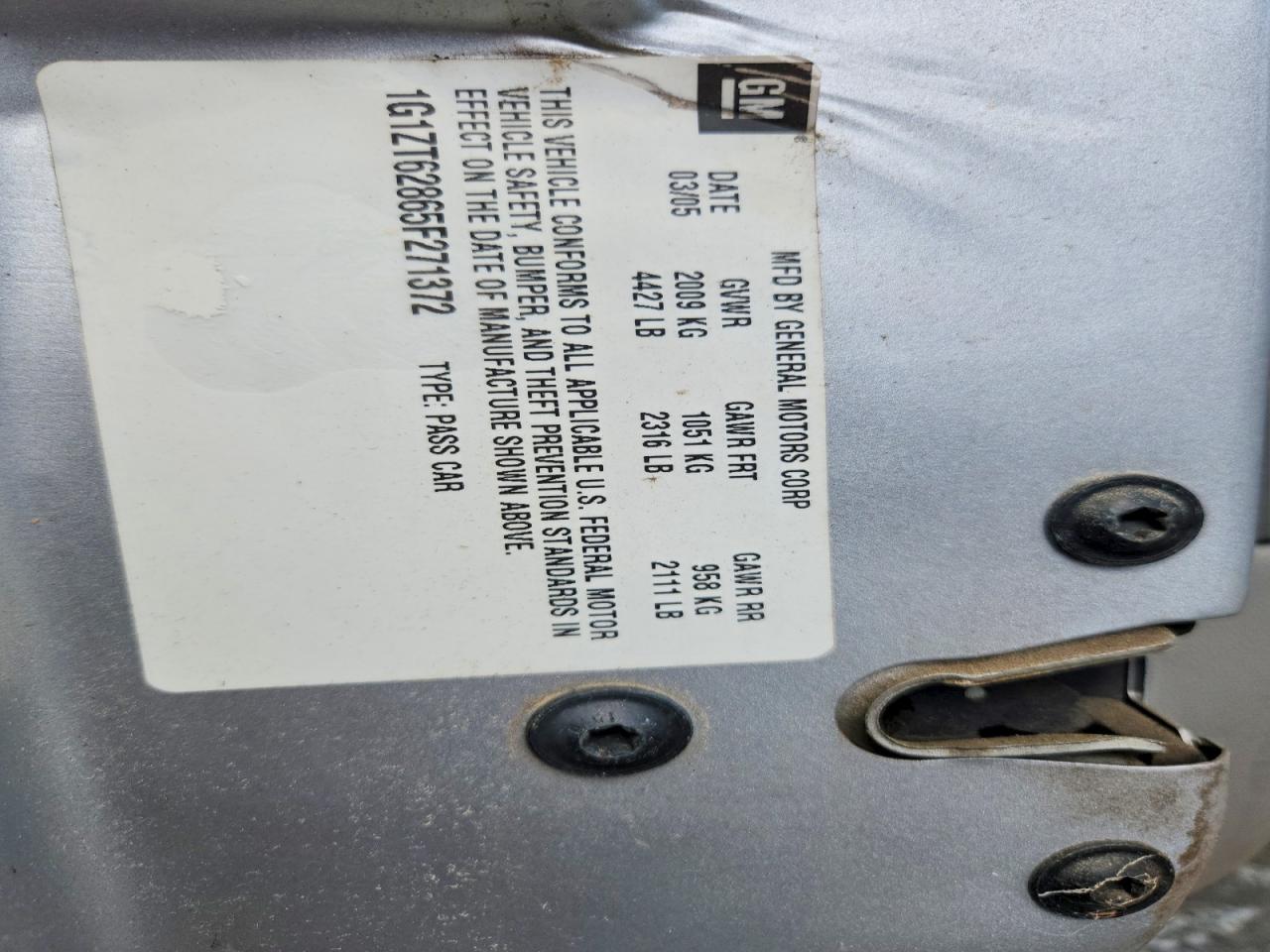2005 CHEVROLET MALIBU MAXX LS photo 34