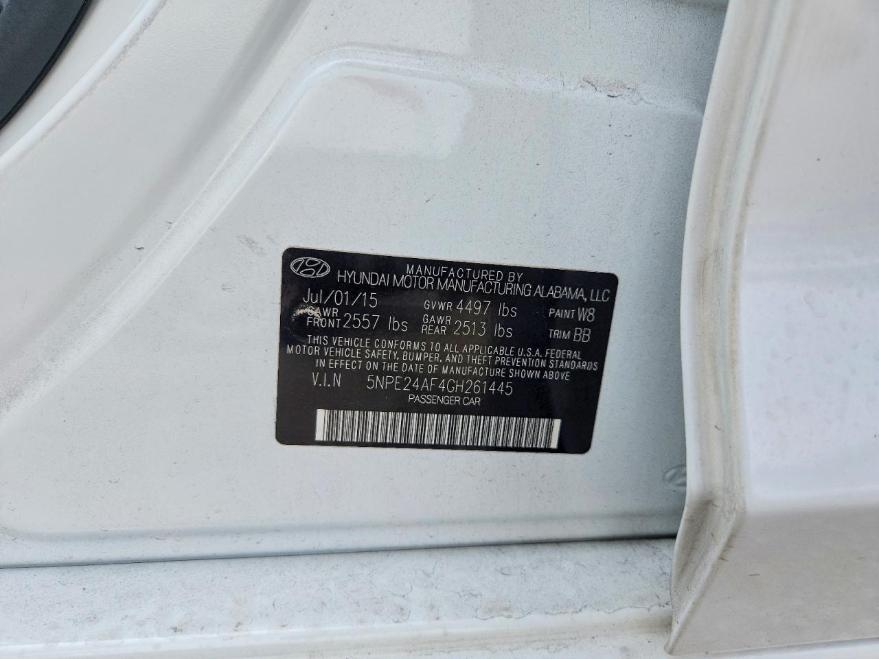 2016 HYUNDAI SONATA SE photo 34