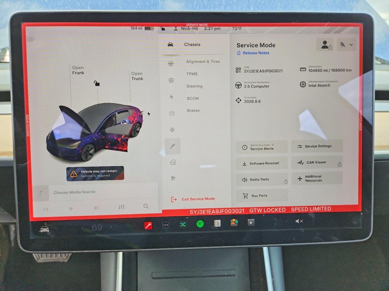 2018 TESLA MODEL 3 photo 9