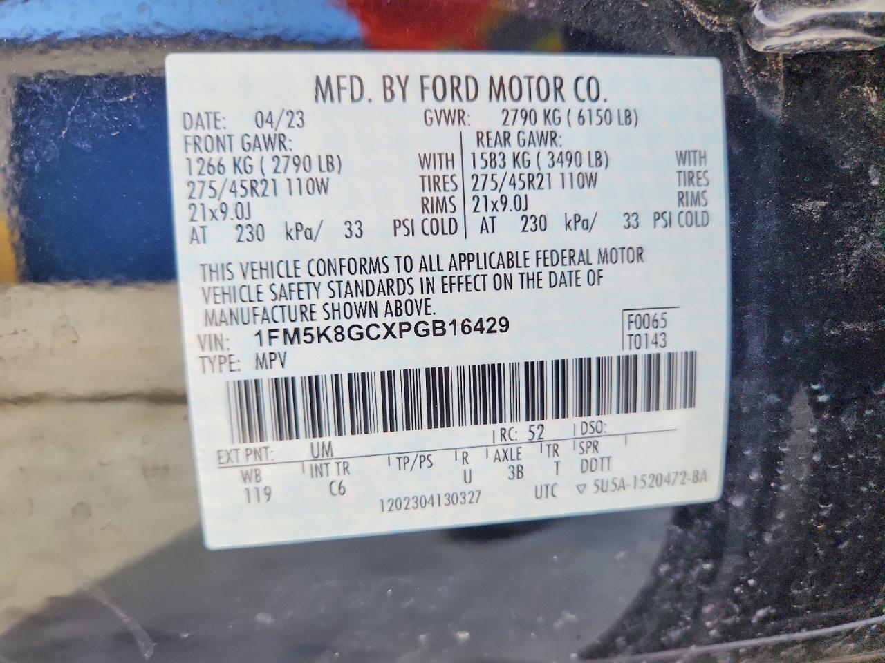 2023 FORD EXPLORER ST photo 40