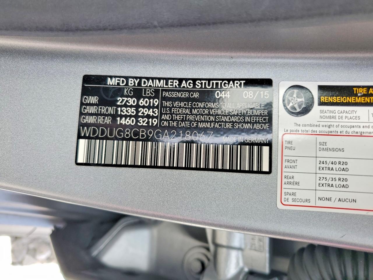 2016 MERCEDES-BENZ S 550 photo 25