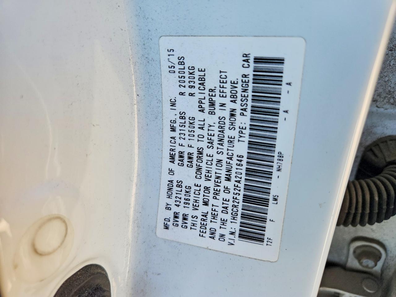2015 HONDA ACCORD SPORT photo 34