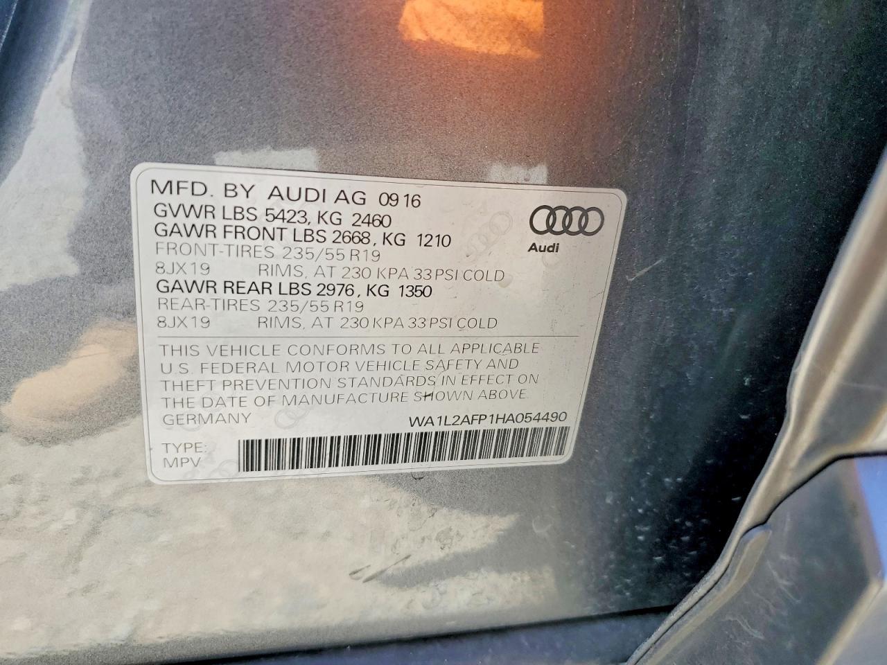 2017 AUDI Q5 PREMIUM PLUS photo 37