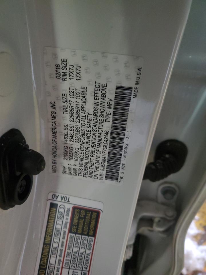 2016 HONDA CR-V EXL photo 23