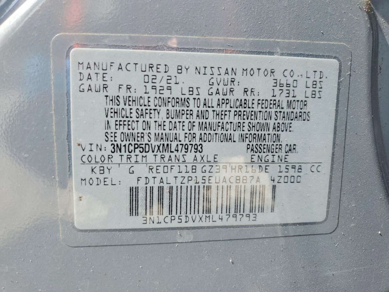 2021 NISSAN KICKS SR photo 34