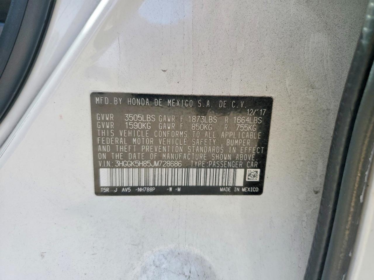 2018 HONDA FIT EX photo 13