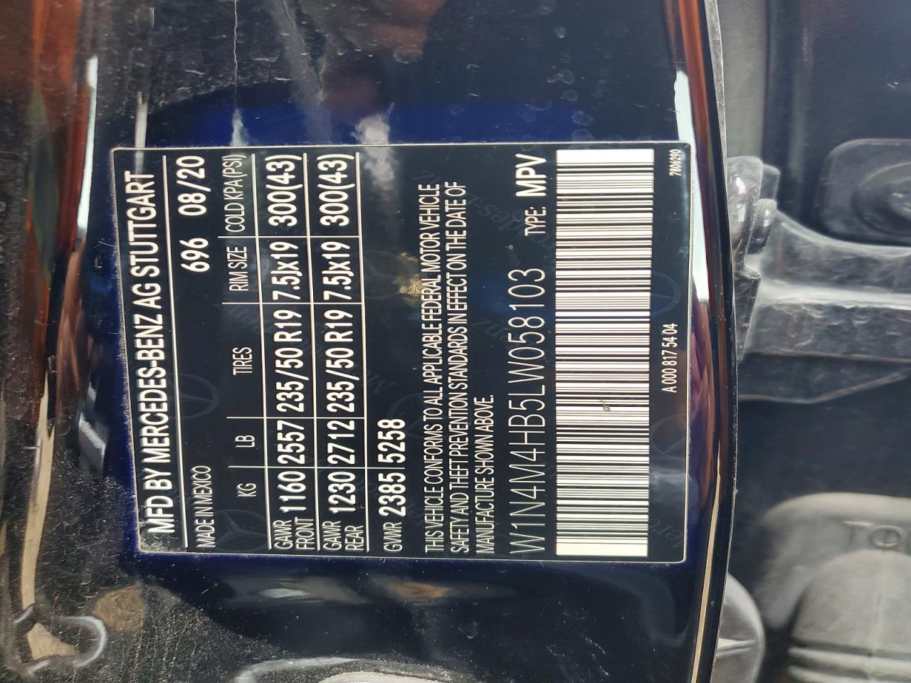 2020 MERCEDES-BENZ GLB 250 4MATIC photo 37