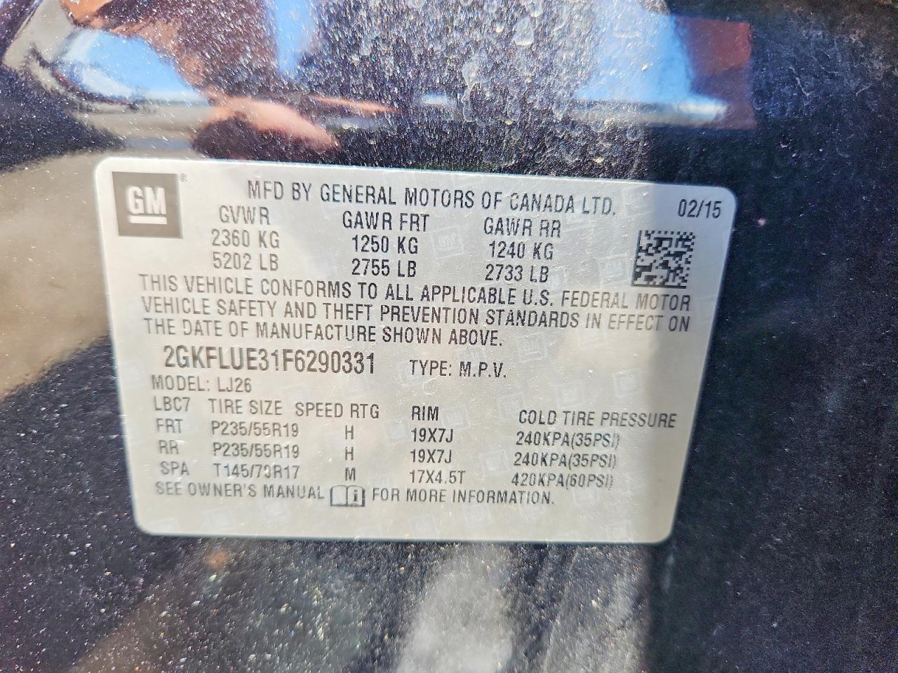 2015 GMC TERRAIN DENALI photo 25