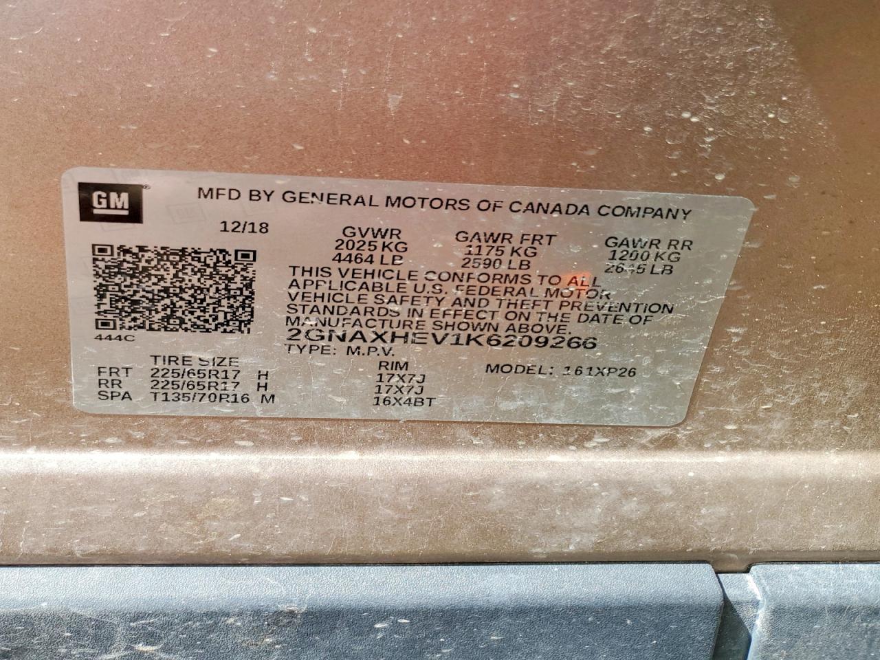 2019 CHEVROLET EQUINOX LS photo 13