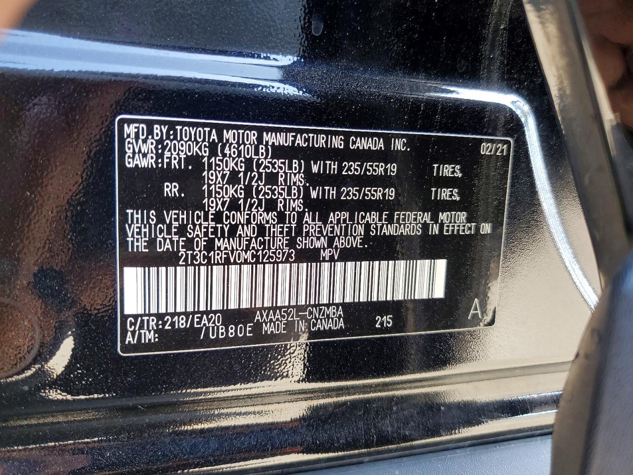 2021 TOYOTA RAV4 XLE PREMIUM photo 27