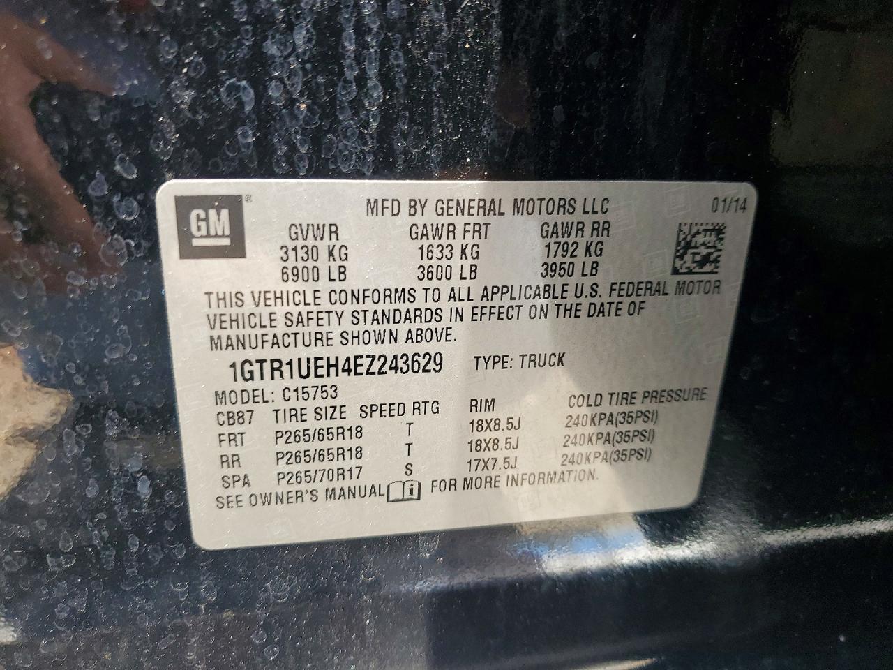2014 GMC SIERRA C1500 SLE photo 25