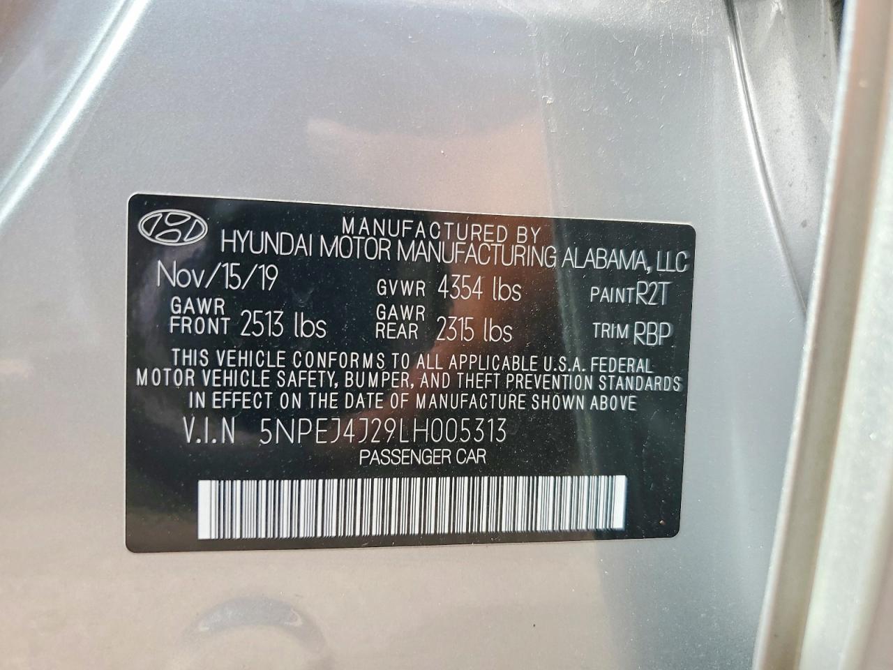 2020 HYUNDAI SONATA SEL PLUS photo 34